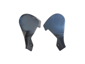 Right Recliner Mechanism Cover Protective shielding with low-noise snap-fit assembly