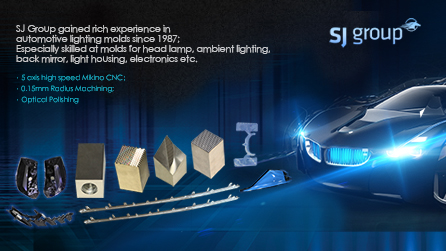 Summary of Mold Technology for Automotive Headlamp Decorative Frame